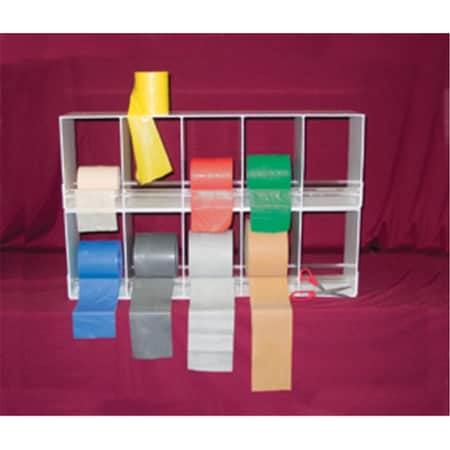 Cando International Plastic Exercise Band Rack - 10 Roll 1170877